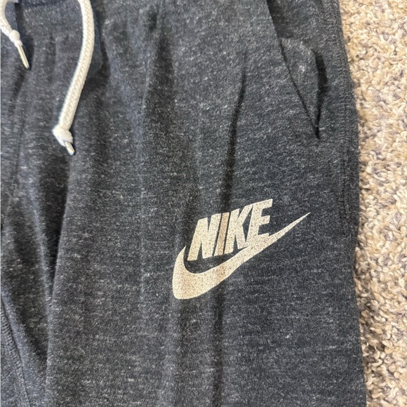 Nike Womens Charcoal Joggers with Logo - Picture 2 of 5